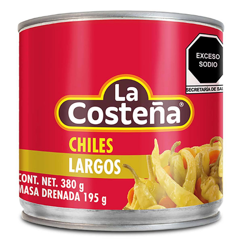 Chile largos en escabeche La Costeña 380g