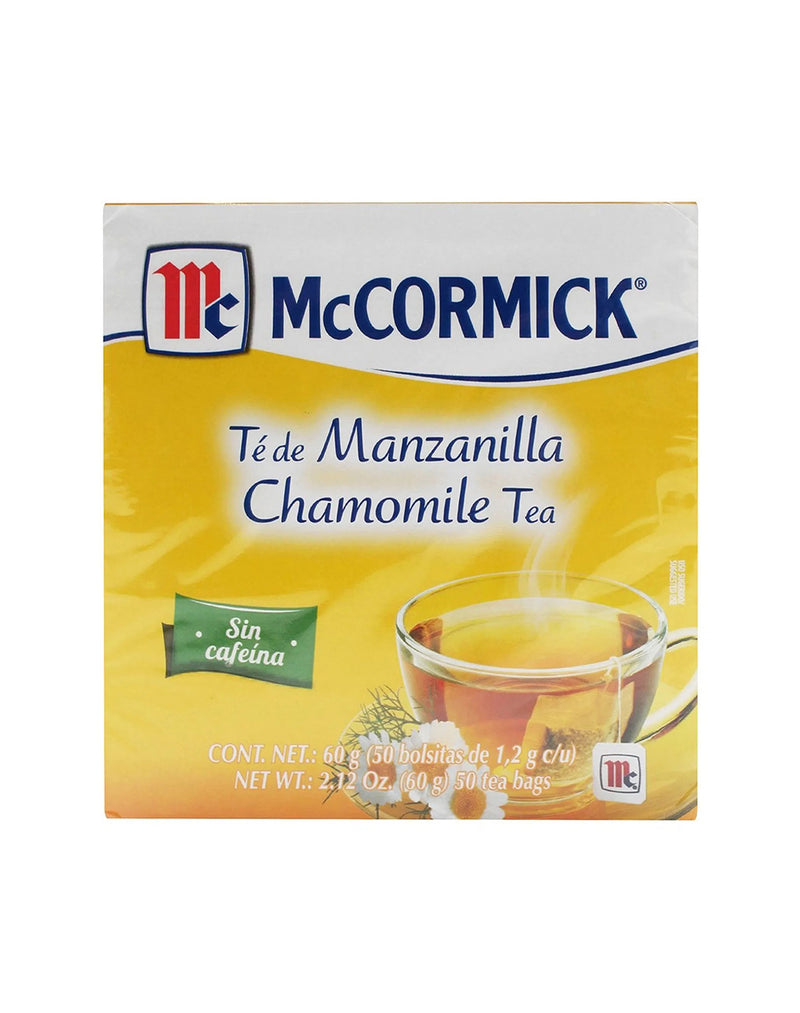 Té Manzanilla McCormick 50 Sobres