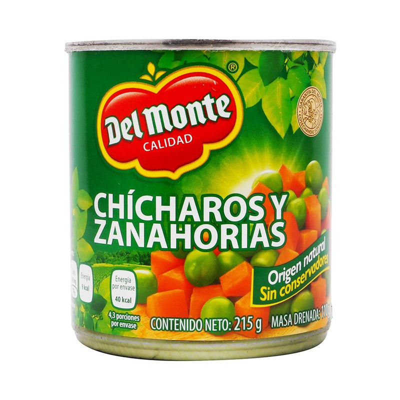Chícharo con zanahoria Del Monte 215g