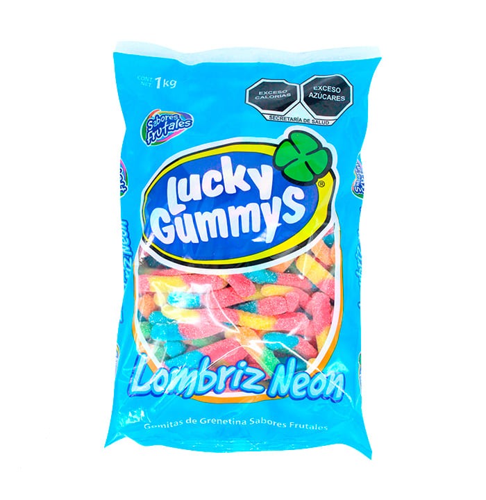 Lombrices De Goma Lucky Gummys 1Kg (8)