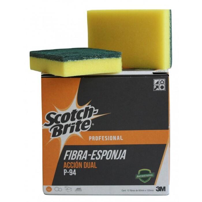 Fibra Esponja Scotch Brite Grande con 2pzs