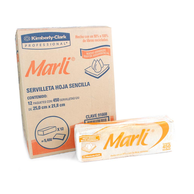 Servilleta Blanca Marli 450 Hojas