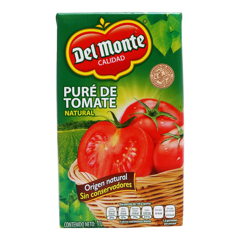 Puré de tomate natural Del Monte 1L