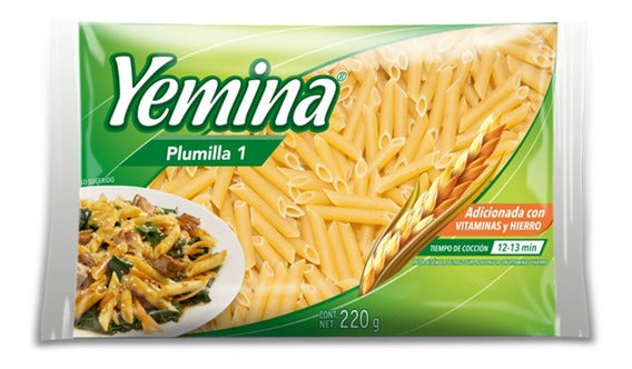 Pasta Yemina plumilla No.1 200g