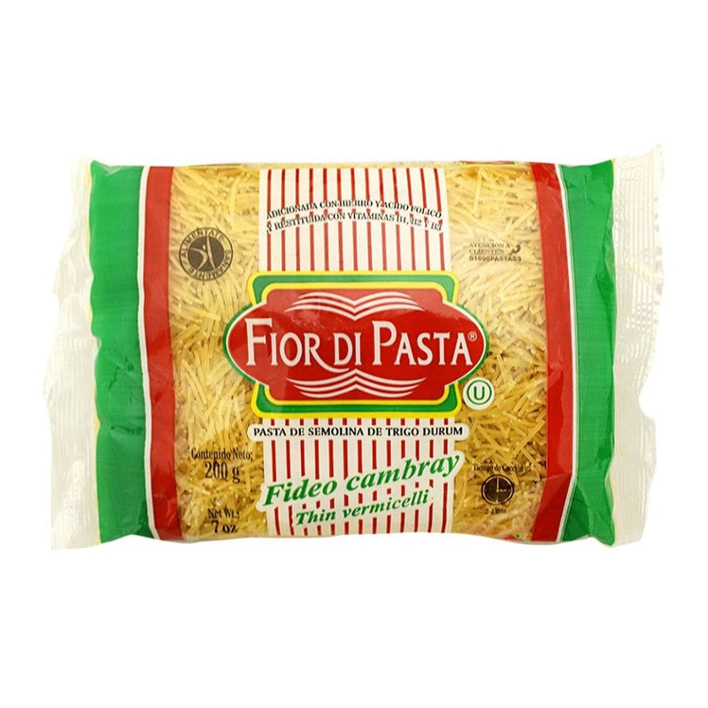 Fideo Mediano Fior Di Pasta 200g 20pzas