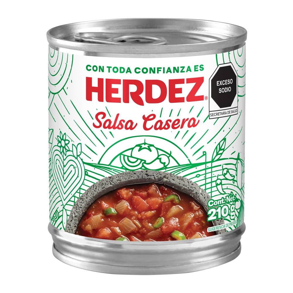 Salsa Casera Roja Herdez 210g