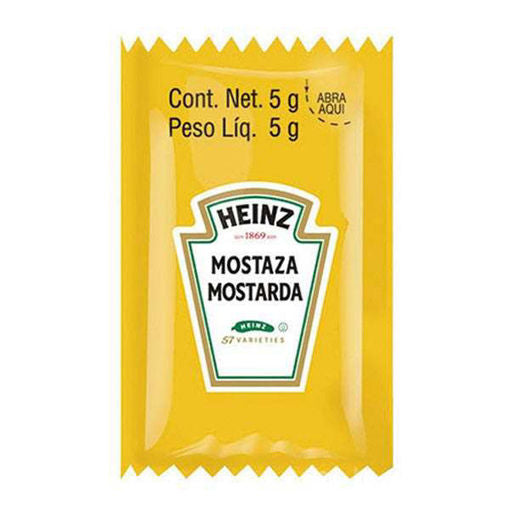 Mostaza Heinz Sobre 5g/ 500pzas