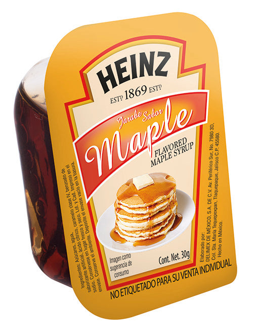 Jarabe Heinz sabor maple porcionado 72/30g