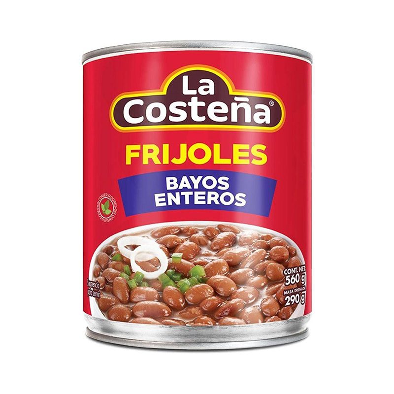 Frijoles bayos enteros Costeña 560g