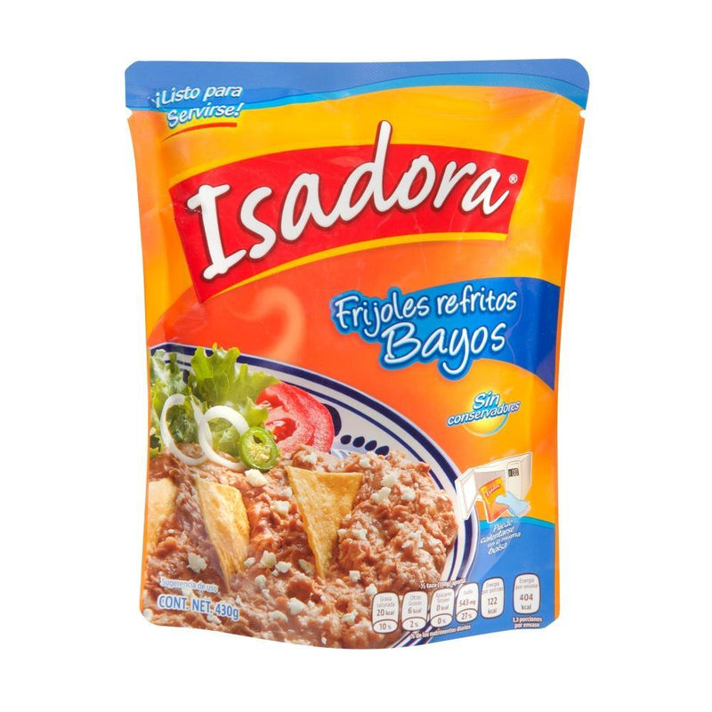 Frijoles Bayos Refritos Isadora 430g