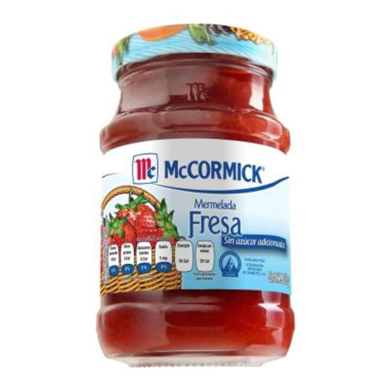 Mermelada de fresa McCormick sin azúcar 235g