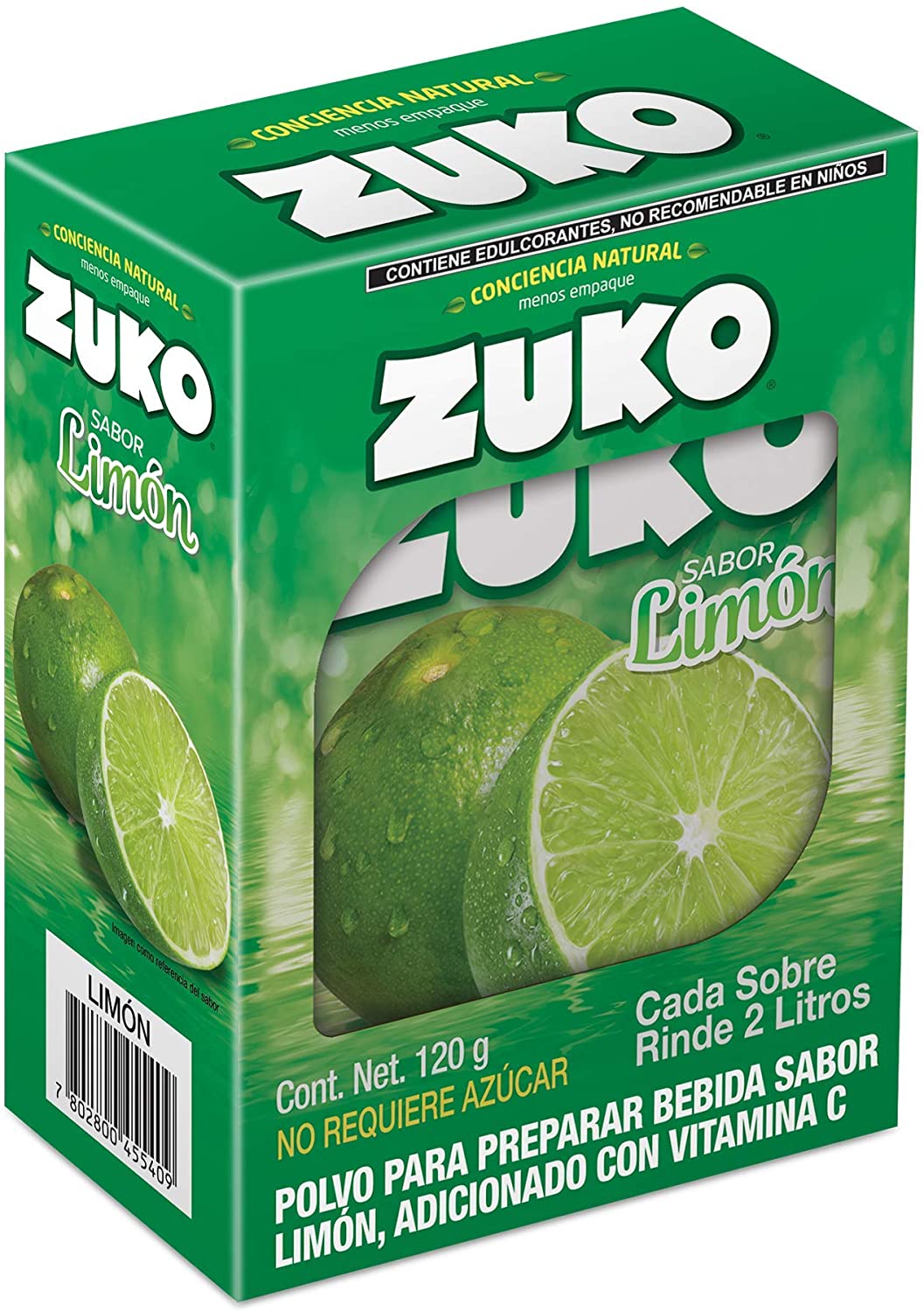 Zuko Limón 8 Sobres De 13 g