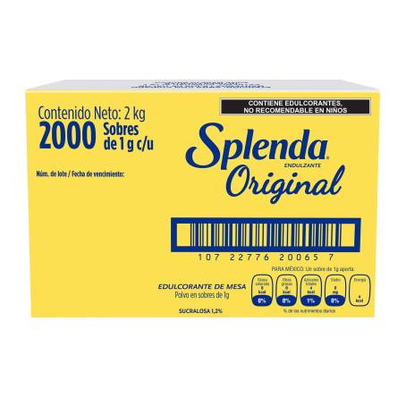 Splenda porcionado 2000/1g