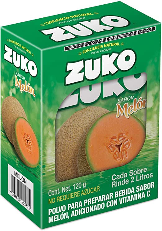 Zuko Melón 8 Sobres de 30g