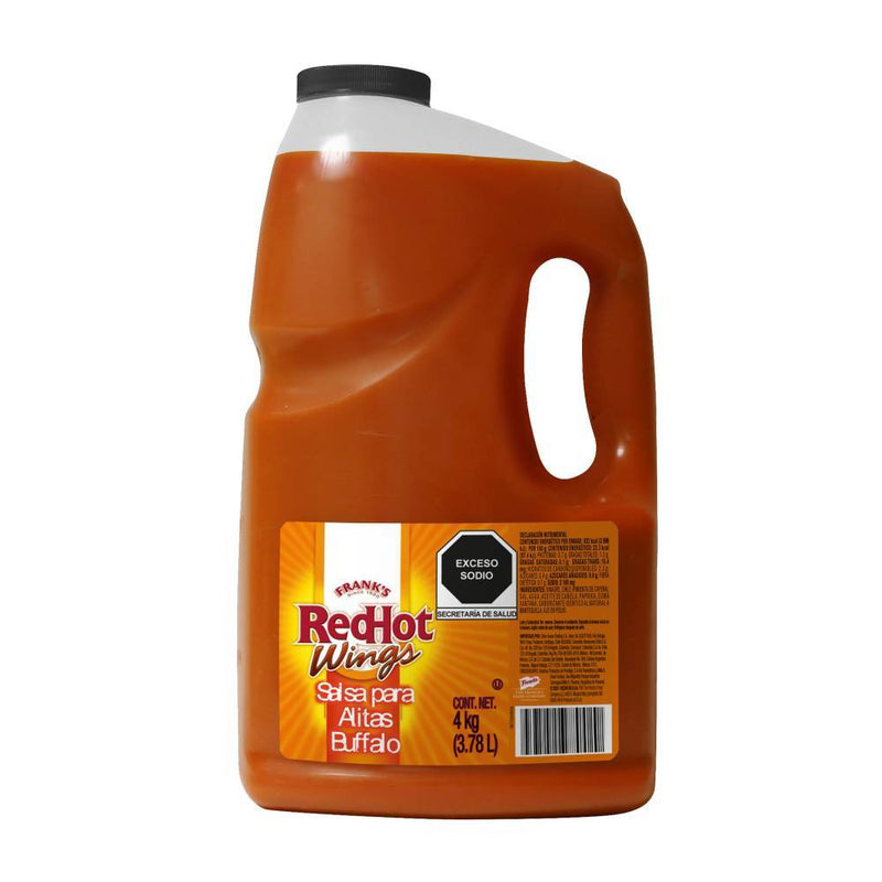 Salsa Frank´s red hot wings para alitas 3.78L