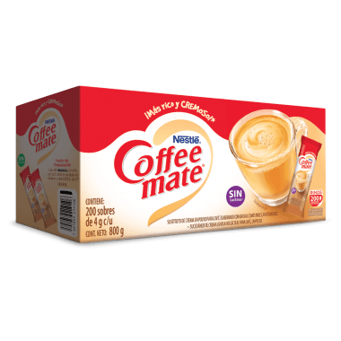 Crema Coffee Mate Nestlé 200 piezas de 4g