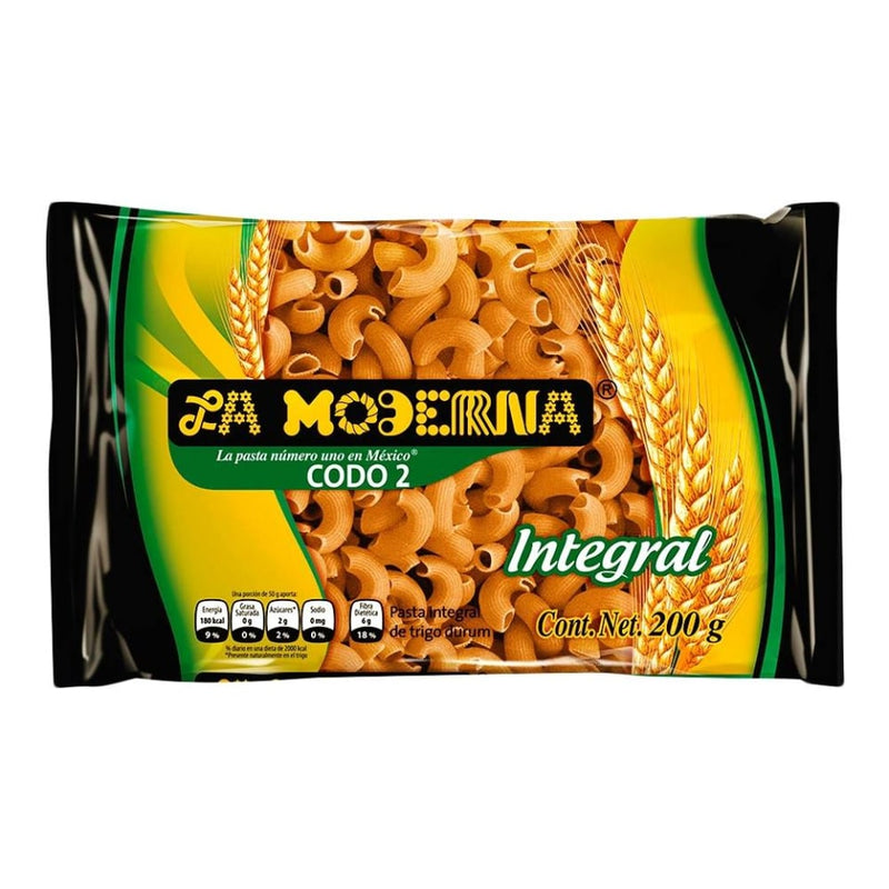 Pasta la Moderna Codo Integral 200g