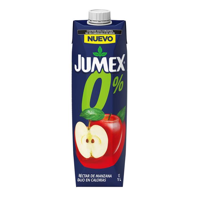 Néctar Jumex manzana 0 azúcar 1L