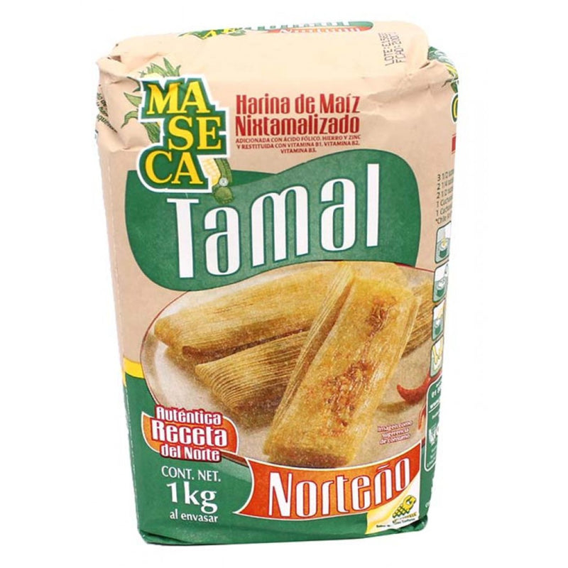 Harina de maiz Maseca para tamal 1kg